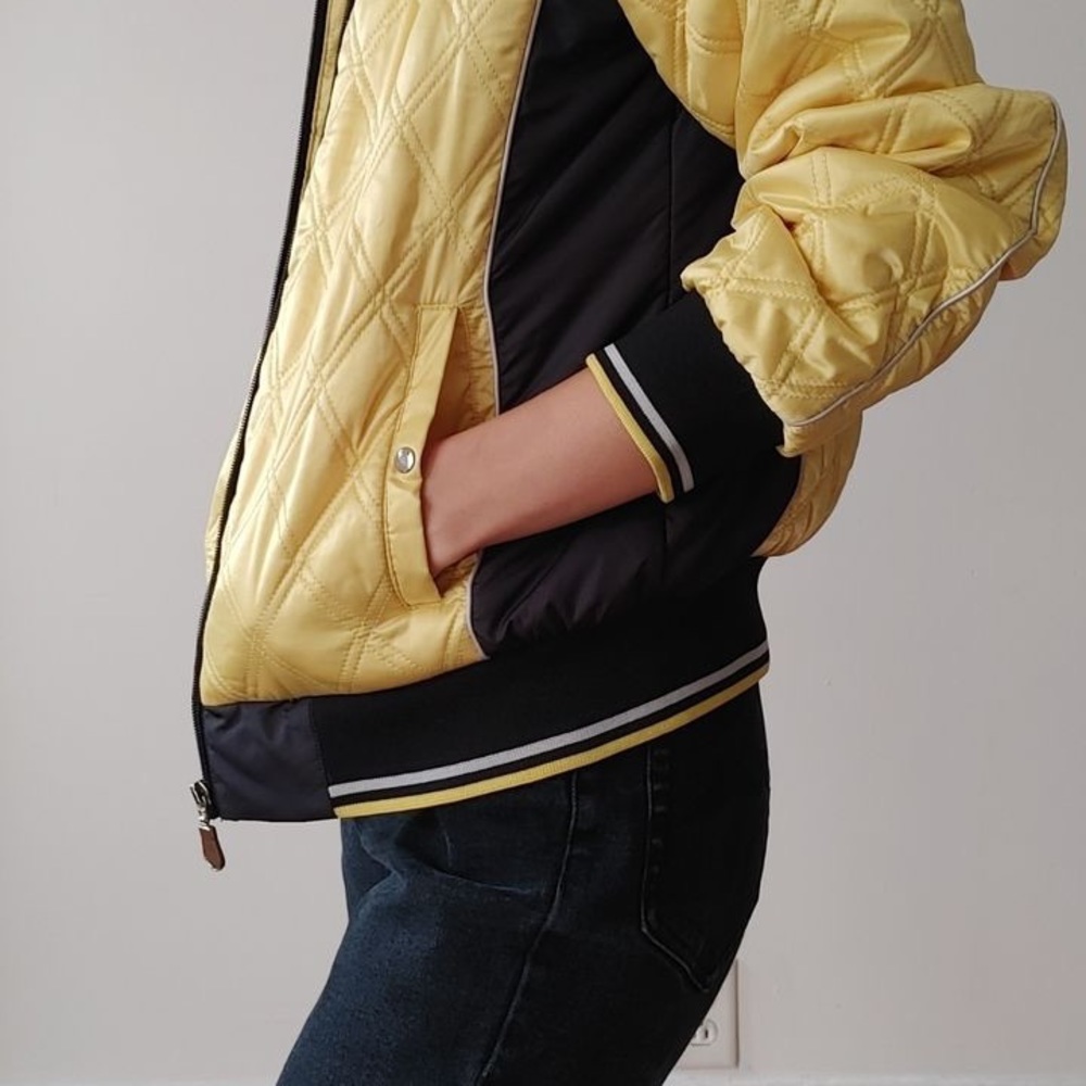 Lynx yellow bomber jacket